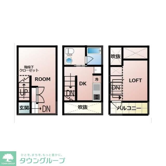 K1TOWNの物件間取画像