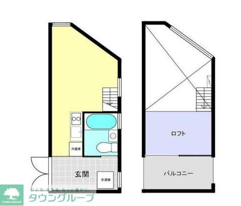 yh bldg.の物件間取画像