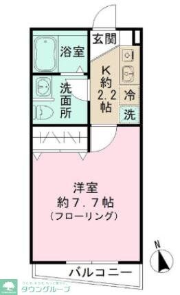 ヒルズコート東が丘の物件間取画像