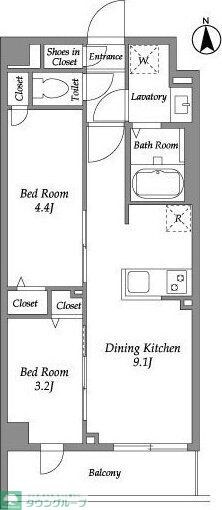 ザ・グラヴィティ新宿の物件間取画像