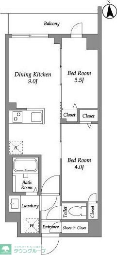 ザ・グラヴィティ新宿の物件間取画像