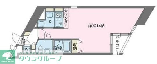 ドゥーエ学芸大学の物件間取画像