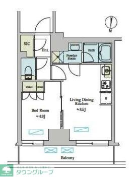 Brillia ist 池尻大橋の物件間取画像