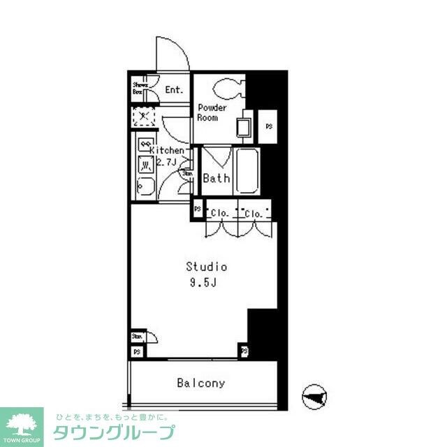 MFPRコート目黒南の物件間取画像