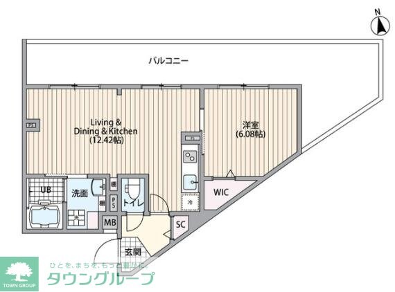 エルファーロ笹塚IIIの物件間取画像