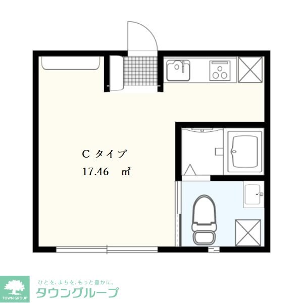プラティーク代沢の物件間取画像