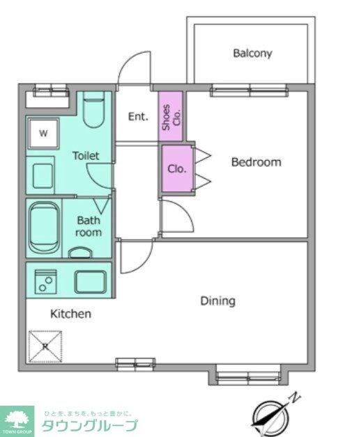 レジディア世田谷若林の物件間取画像