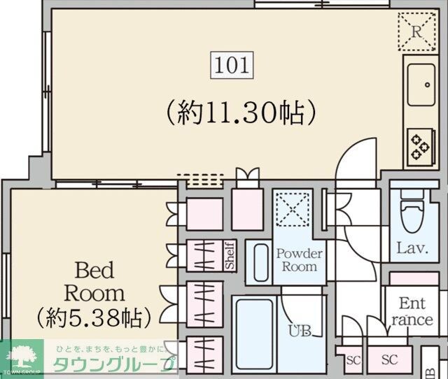 ReveResidence初台の物件間取画像