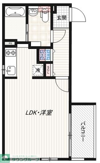 ALERO北参道の物件間取画像