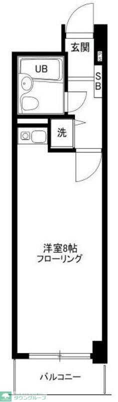 千駄ヶ谷ルーテルハイツの物件間取画像
