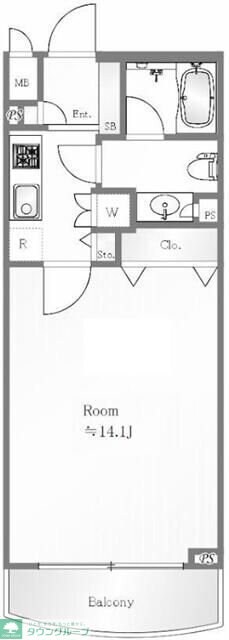 スカーラ代官山の物件間取画像