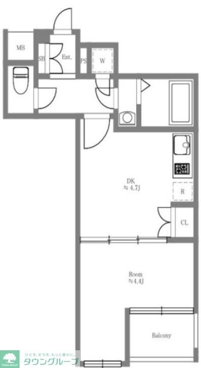 ビバリーホームズ目黒鷹番の物件間取画像