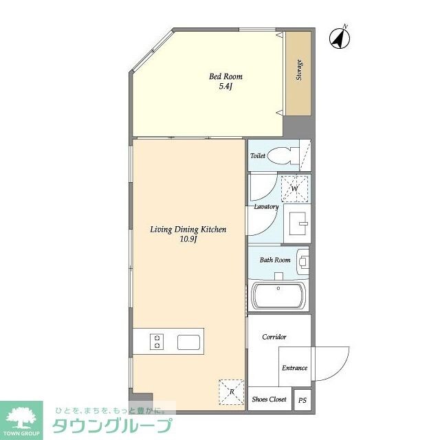 シェモア白金高輪の物件間取画像