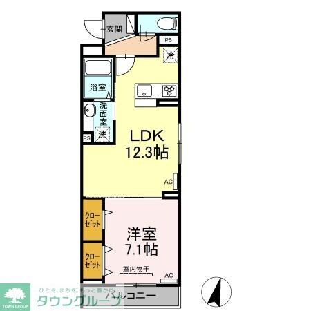エクセリア上鷺宮IIの物件間取画像