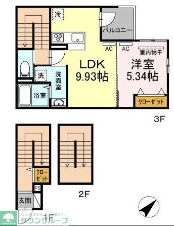 エクセリア大崎の物件間取画像