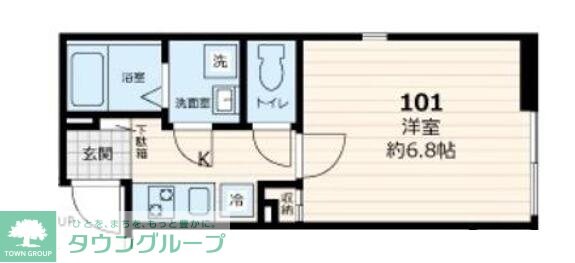 ヴィラ東高円寺の物件間取画像