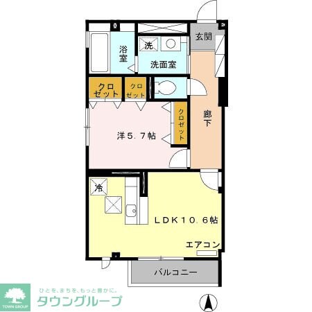 Cherry Courtの物件間取画像