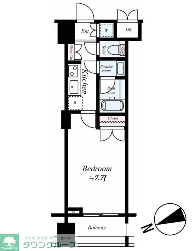 パレステュディオ新宿御苑駅前の物件間取画像