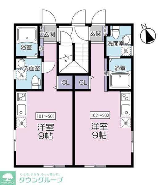 Grande Wasedaの物件間取画像