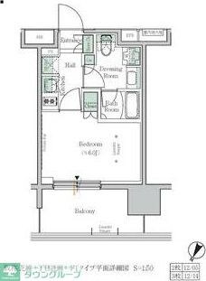 ONE ROOF RESIDENCE TAMACHIの物件間取画像