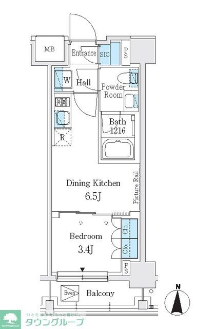 J.GRAN Court 品川西大井EASTの物件間取画像
