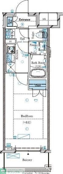 ガリシア下丸子リバーサイドの物件間取画像