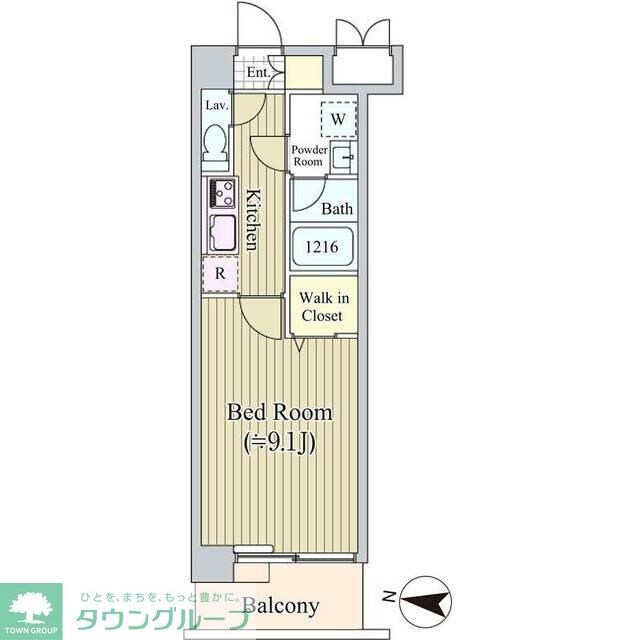 ALIVIO西麻布の物件間取画像
