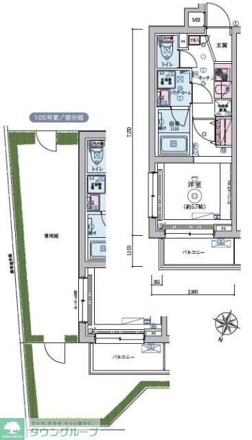 リヴシティ恵比寿の物件間取画像