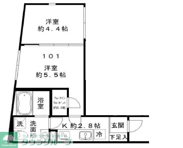 STRIPES東大井の物件間取画像