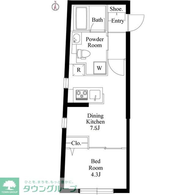 ミリアレジデンス品川中延の物件間取画像