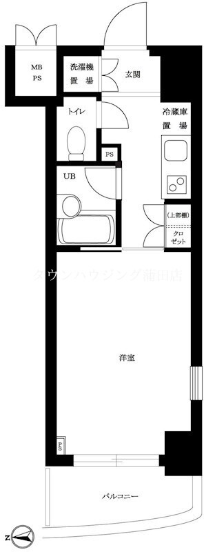 ルーブル蒲田壱番館の物件間取画像