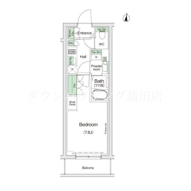 スタイリオ池上WeLLの物件間取画像