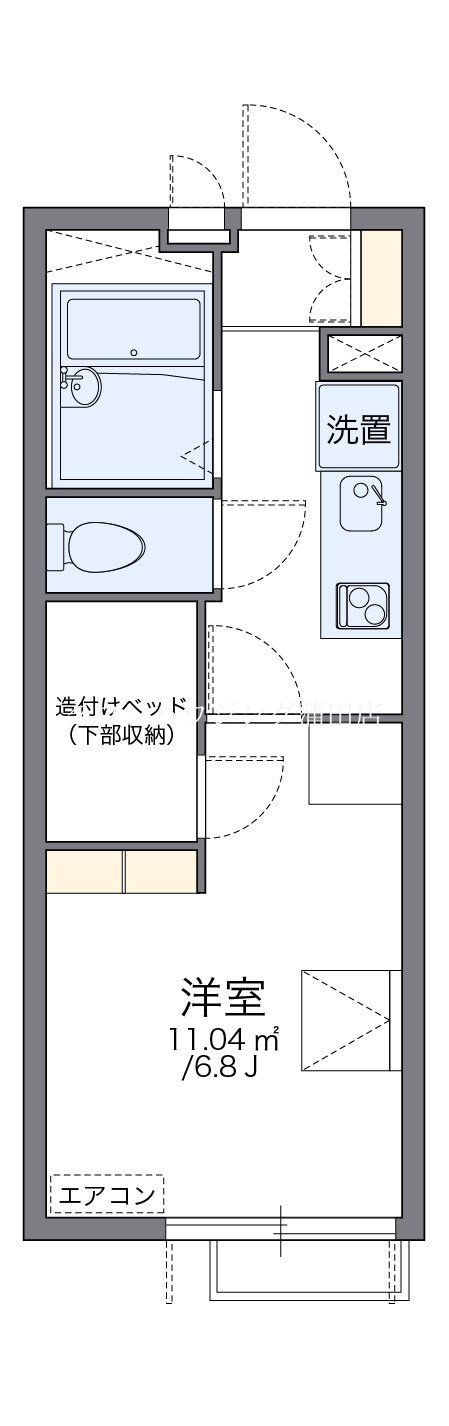 レオパレス大井の物件間取画像