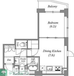レジデンス新蒲田スクエアの物件間取画像