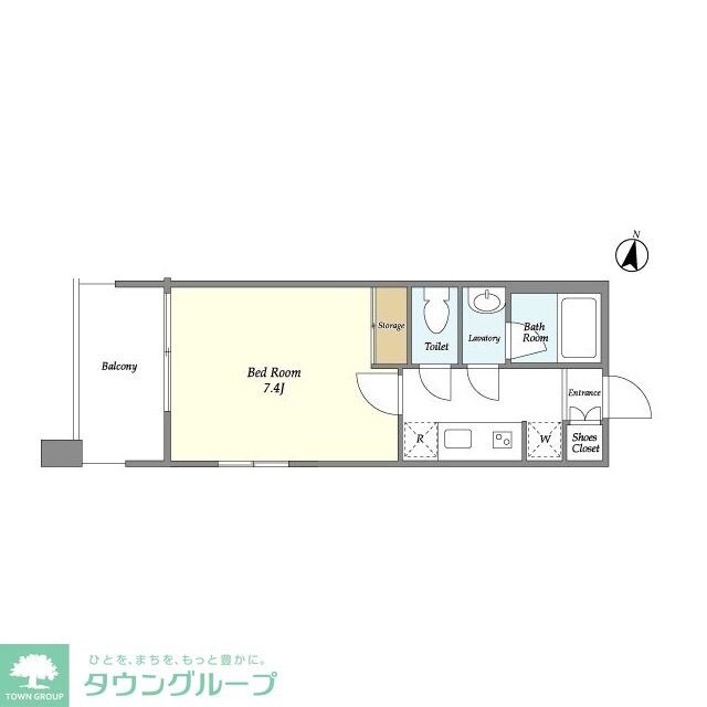 コスモリード羽田の物件間取画像