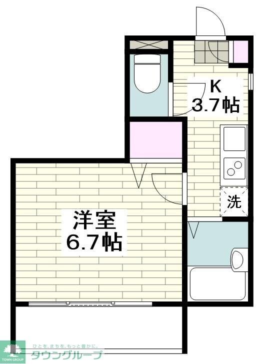 ヘーベル南蒲田の物件間取画像