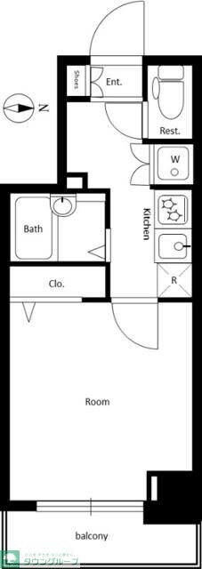 スカイコート蒲田第6の物件間取画像