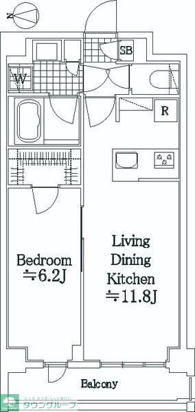 ラフィスタ蒲田南IIの物件間取画像