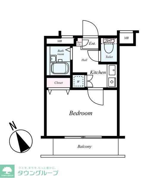 シンシア蒲田ステーションプラザの物件間取画像