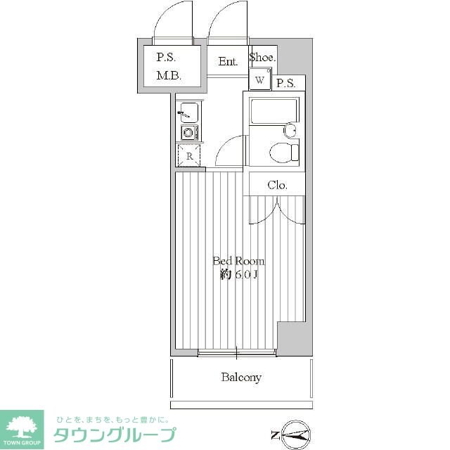 スペーシア池上の物件間取画像