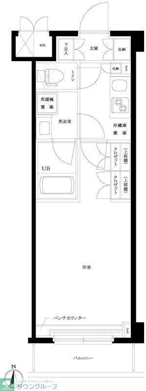 ルーブル蒲田南七番館の物件間取画像