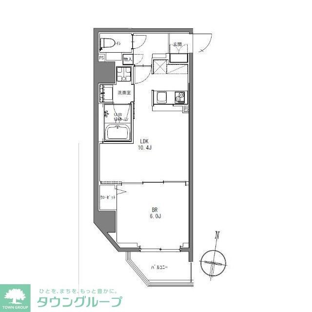 La Douceur大森山王の物件間取画像