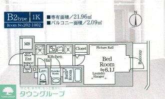 ルフレプレミアム横浜リーヴァの物件間取画像