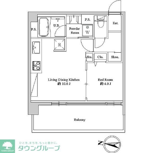 スペーシア池上の物件間取画像
