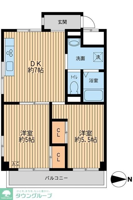 アビタシオンクレールの物件間取画像