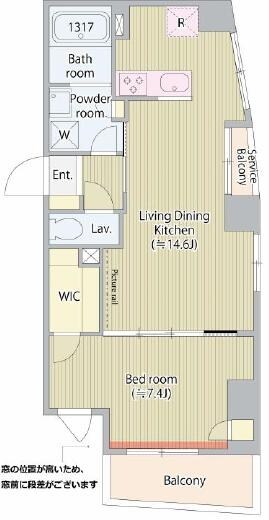 グラススペースの物件間取画像