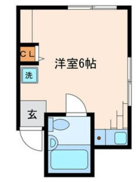 Bオアシス要町の物件間取画像