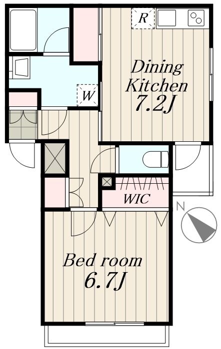 グラベル池袋WESTの物件間取画像