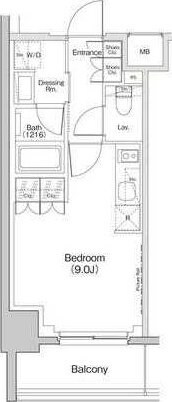 ザ・パークハビオ東長崎の物件間取画像