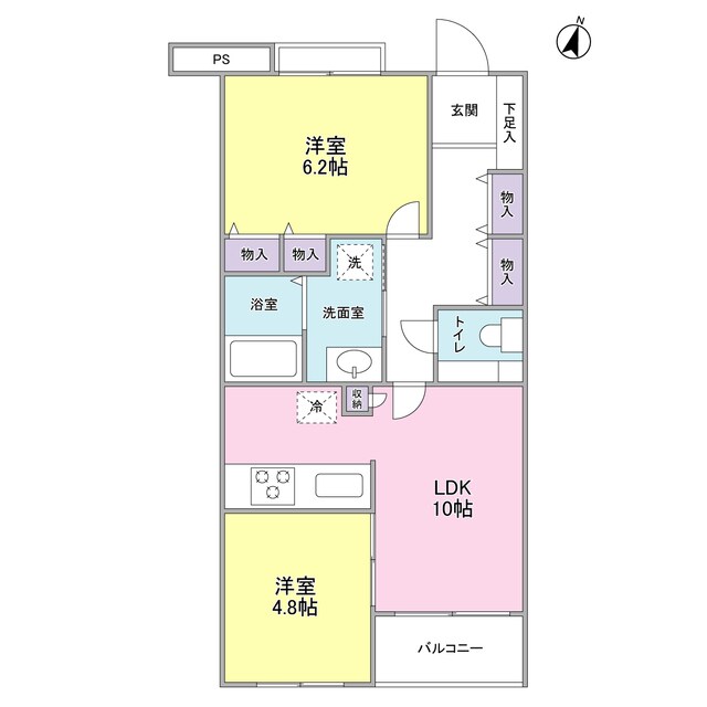 メジロテークの物件間取画像